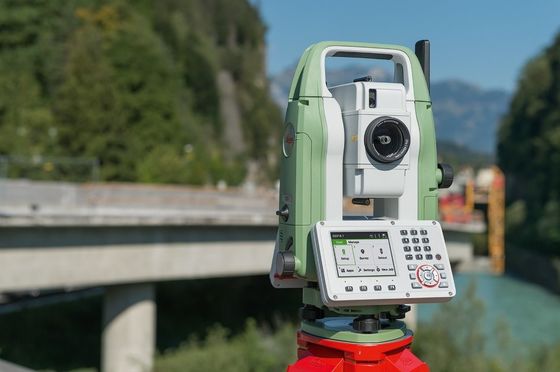 Leica TS03 Total Station Achieve Accurate Measurements With 1" Angle Measurement Total Station 1000m Non Prism Distance And 0.5m Minimum Focus
