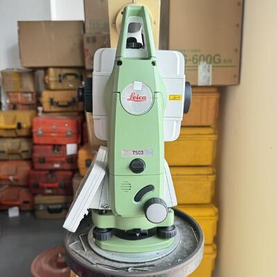 Leica TS03 Manual Total Station with 5'' Accuracy 1000m Non Prism Distance and 50000 Points Capacity for Surveying