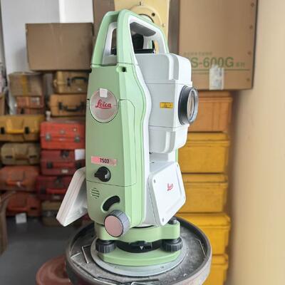 Leica TS03 Total Station with 500m None Prism Distance, Internal Flash Memory And External SD Card, and 0.6s Coarse Measurement Speed