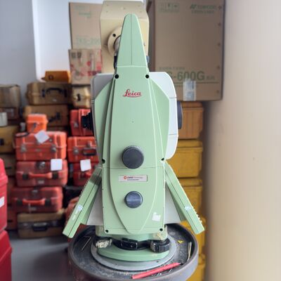 Used Leica Total Station TM50 with 1"/5"/10" Minimum Readout and 1000m Non Prism Distance for Accurate Land Measurement
