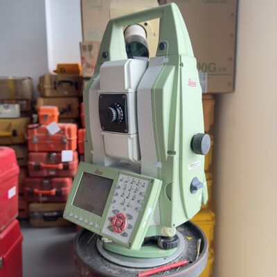 Used TM50 Leica Total Station with Internal Flash Memory And External SD Card Featuring ASCII Data Format and 5.0″ Capacitive Multi-Touch Screen