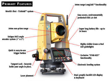 Topcon 0S101,0S102,0S103,0S105,0S107 Total Station